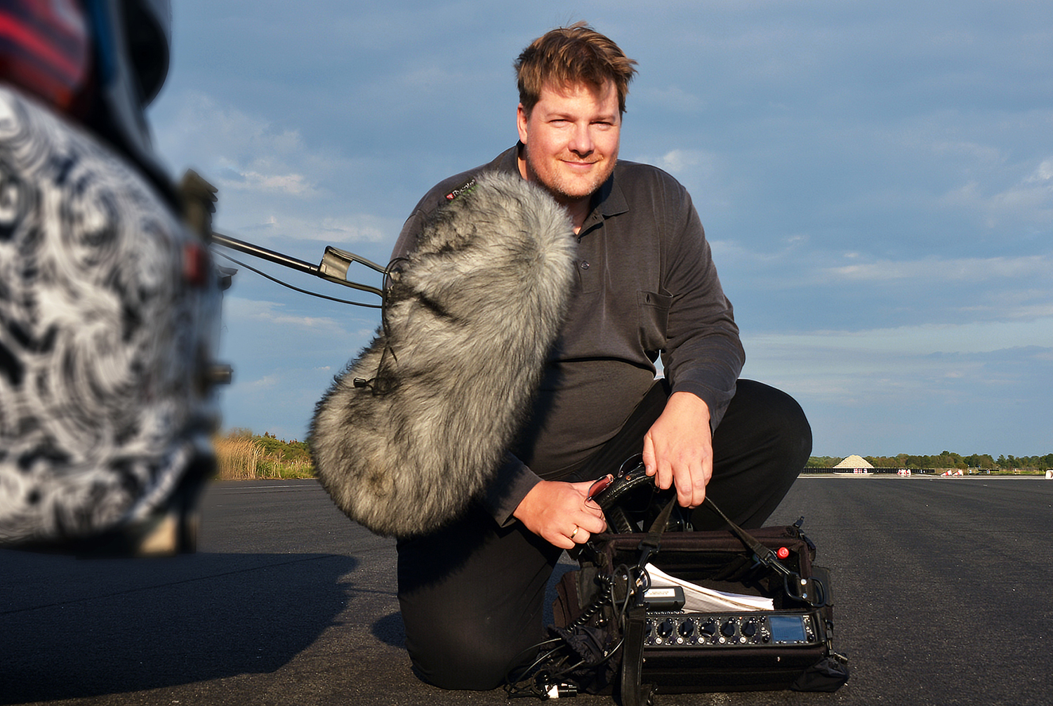 Markus Dobler mixing a BMW commercial